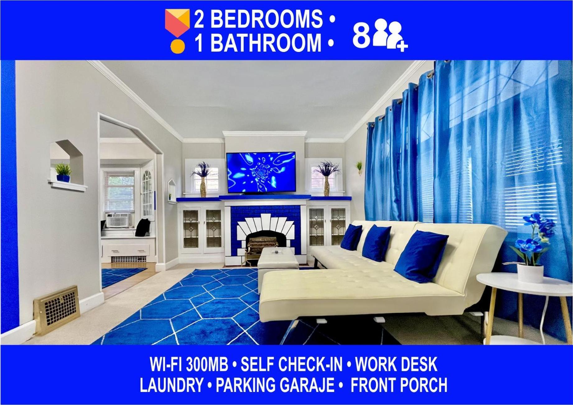 The Sapphire Haven - Your Old Brooklyn Oasis Awaits Families, Couples, Business Travelers Near Downtown With Parking, 300 Mb Wifi & Self Check-In Cleveland Exterior photo